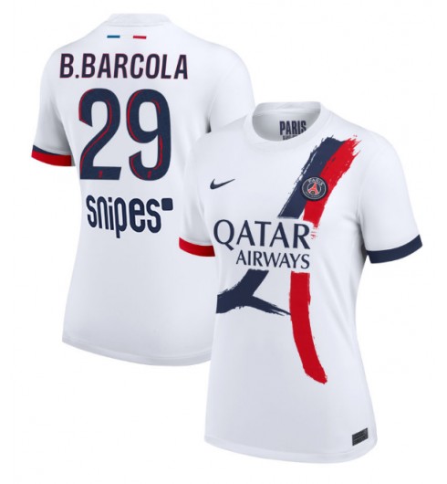 Paris Saint-Germain Bradley Barcola #29 Bortedrakt Dame 2025-26 Korte ermer Paris Saint-Germain Bradley Barcola #29 Bortedrakt Dame 2025-26 Korte ermer